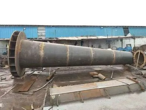 Chimney fabrication at the Gorakhpur unit